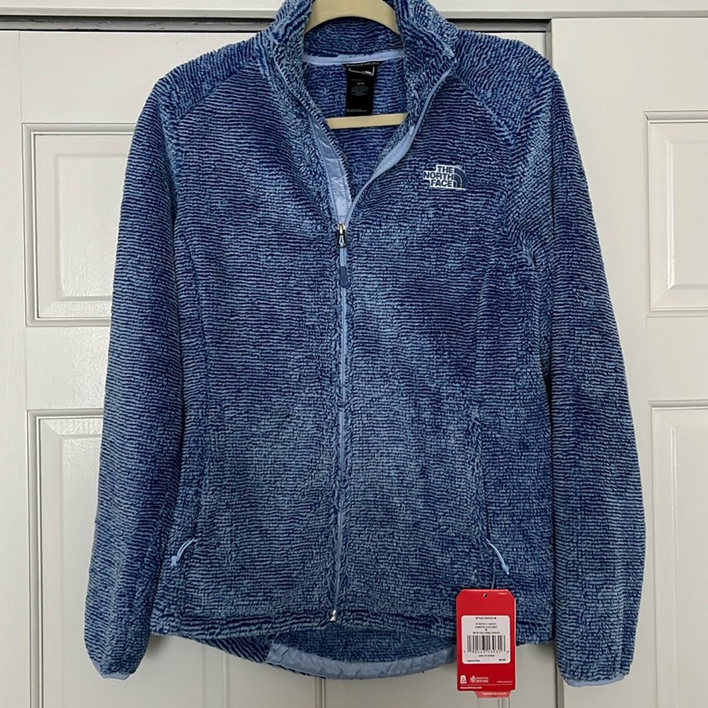 The North Face Women's Osito 2 Jacket Chambray Blue/Coastal Fjord Blue Stripe